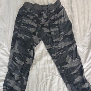 Splendid Charcoal Camouflage Joggers